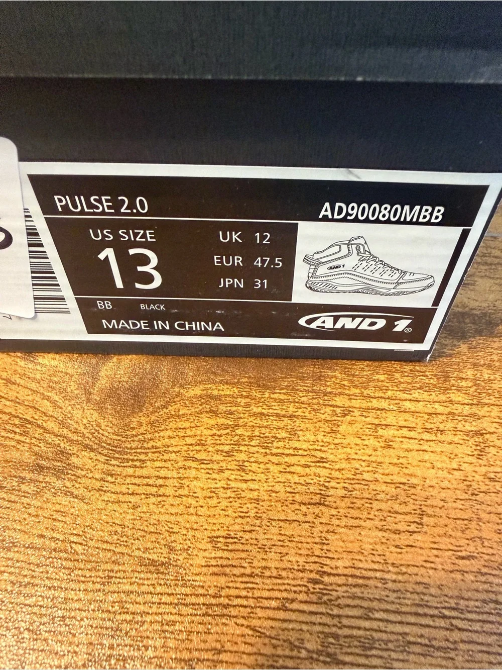 And1 Men's Black High-Top Athletic Shoes